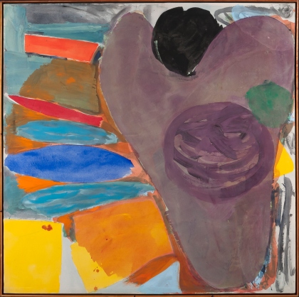 Mali Morris, 'Purple Heart', 1979, Acrylic on canvas, 167 x 165.5 cm. Image courtesy of Piper Gallery