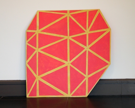  Rotating Shape (Side I and Side II), 2013, acrylic on card, 68 x 66 x 0.5 cm. Image by courtesy of the artist 