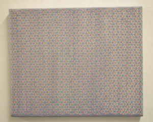 Andy Parkinson, Grey, 2014, acrylic on canvas, 14" x 17"