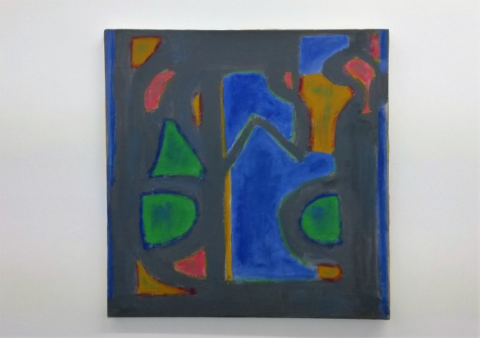 Betty Parsons, Forms 1, 1978. Oil on canvas, 72 x 70.5 cm, my photo 20160323_143442